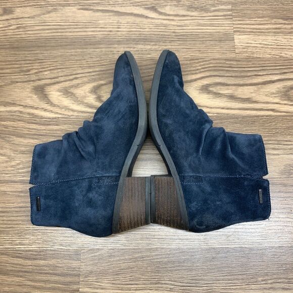 Josef Seibel Daphne 50 Bootie Navy Blue Jeans Suede Heel Womens Size 40 / 9 - Picture 2 of 12